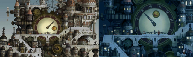 Bravely Default Ancheim Day and Night