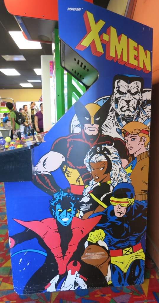 X-Men Arcade Cabinet Art