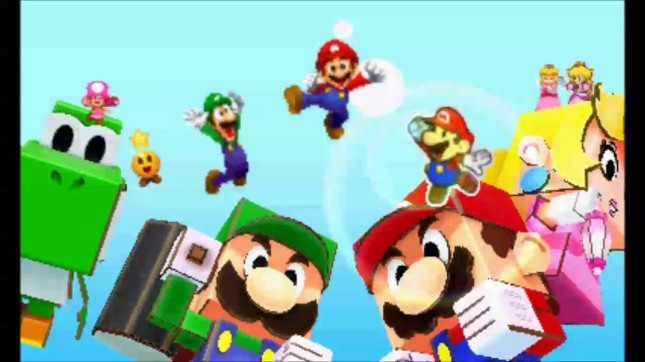 Mario and Luigi Paper Jam - Papercrafts
